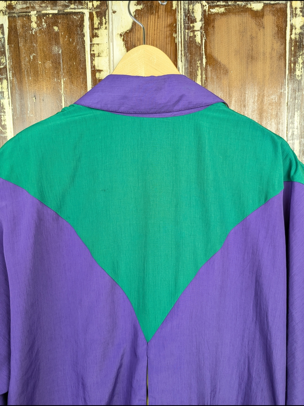 Vintage 80s 90s Ziba Petite Colourblock Bomber Jacket Size 12 Statement - Picture 5 of 9
